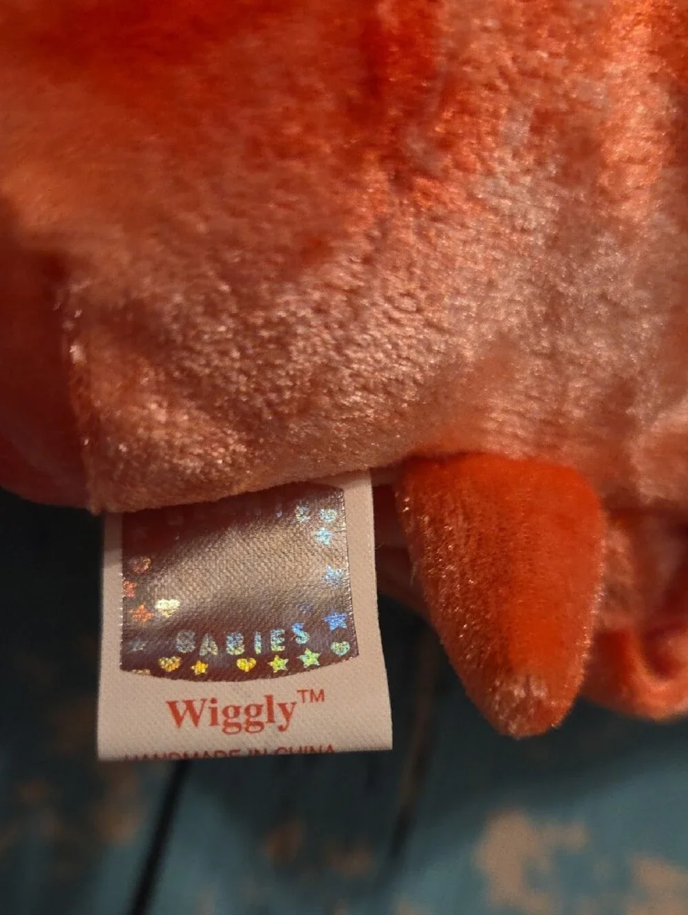 Ty Wiggly Beanie Baby